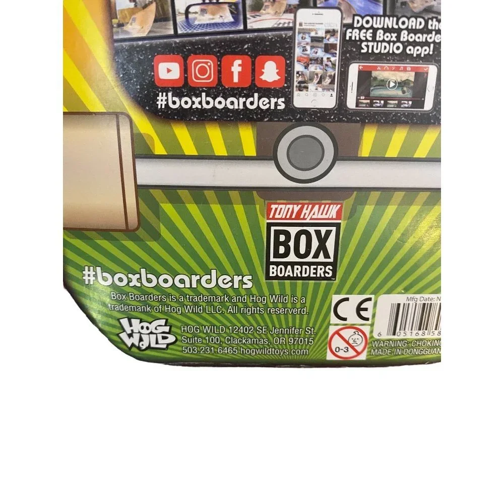 NEW Tony Hawk Skate Skateboard‎ Trick Ramp Rider Samarria Brevard Box Boarders